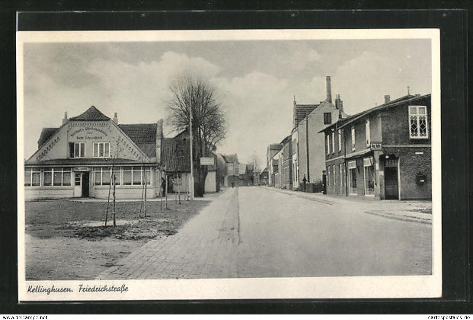 AK Kellinghusen, Friedrichstrasse Mit Gasthof Der Gebr. Schmalfeldt - Kellinghusen