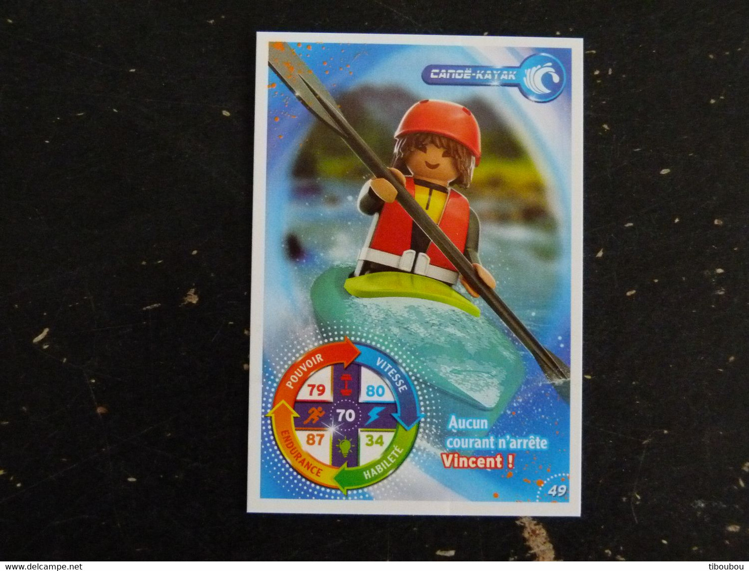 CARTE CARREFOUR PLAYMOBIL N° 49 - CANOE KAYAK - Sonstige & Ohne Zuordnung