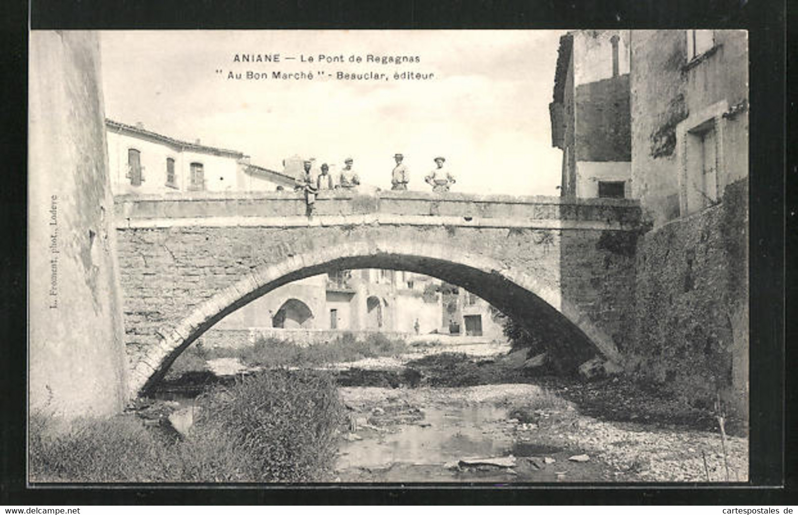 CPA Aniane, Le Pont De Regagnas - Aniane