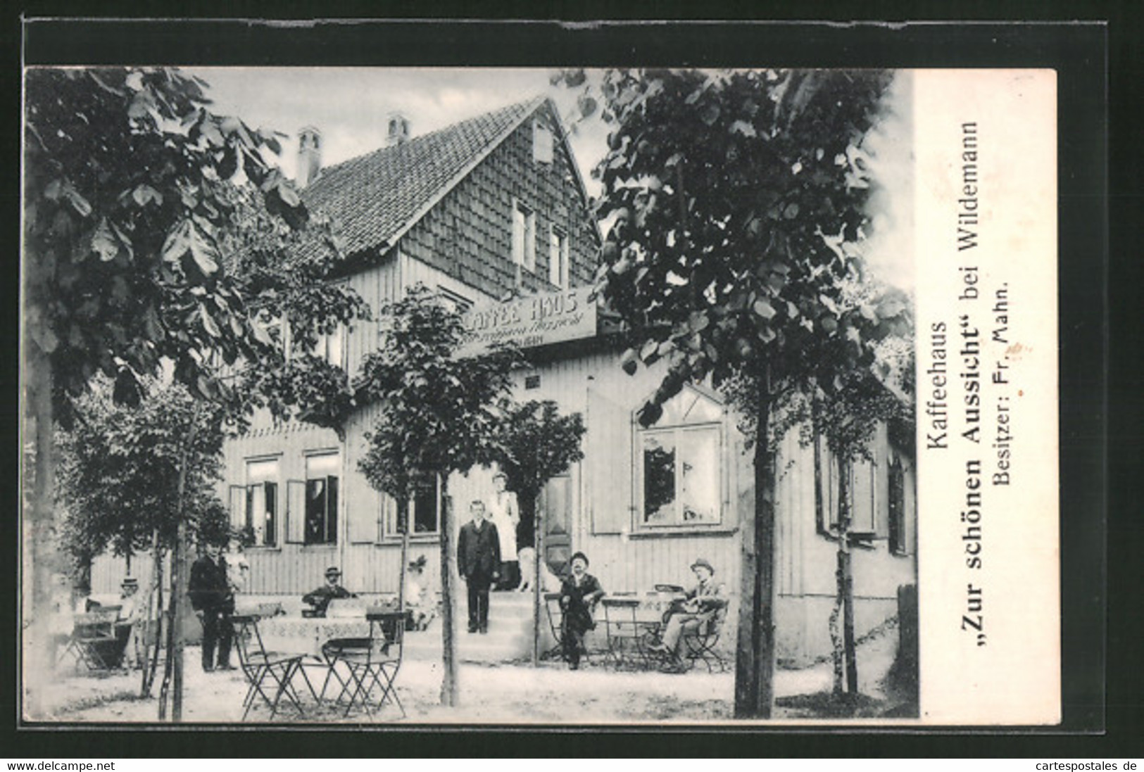 AK Wildemann, Cafe Zur Schönen Aussicht - Wildemann