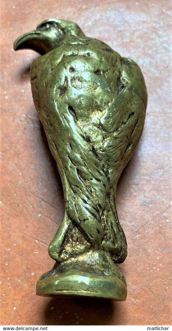 JOLI PETIT BRONZE AIGLE SIGNE ALBERT MARIONNET 19e - Bronzes