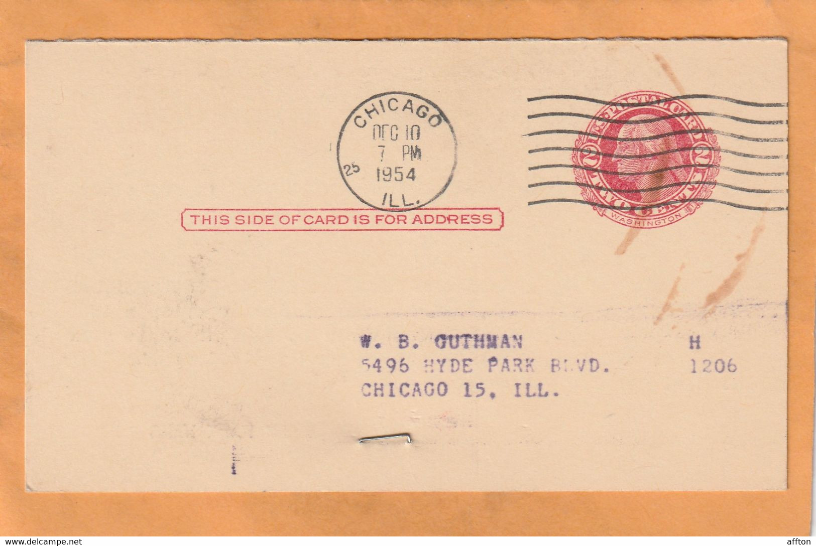 United States Old Card Mailed - 1941-60