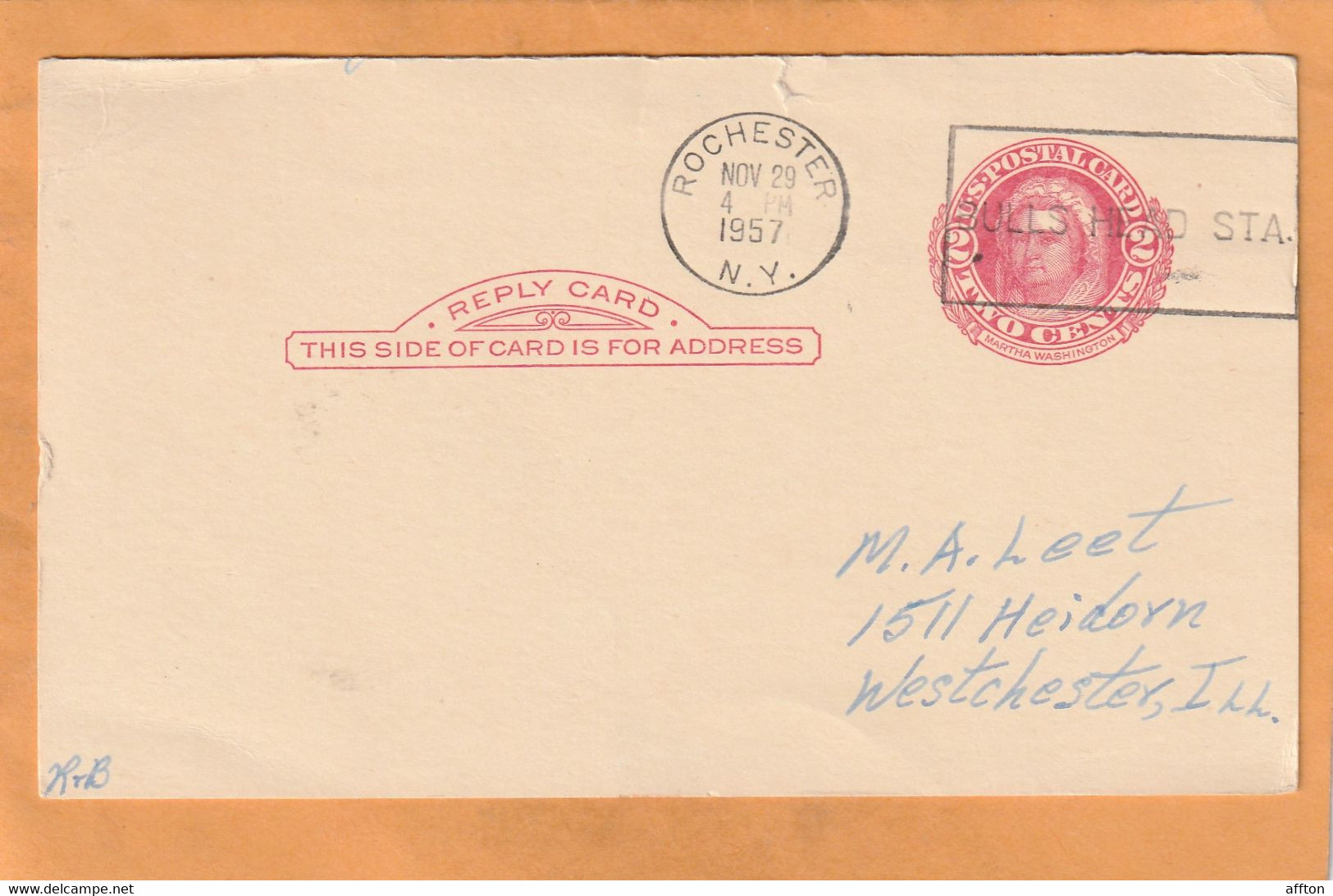 United States Old Card Mailed - 1941-60