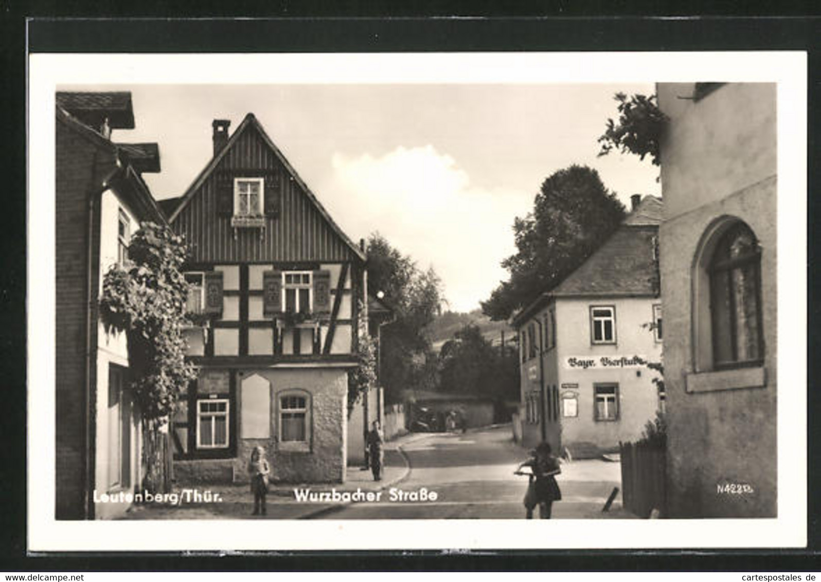 AK Leutenberg I. Thür., Blick Auf Die Wurzbacher Strasse - Wurzbach