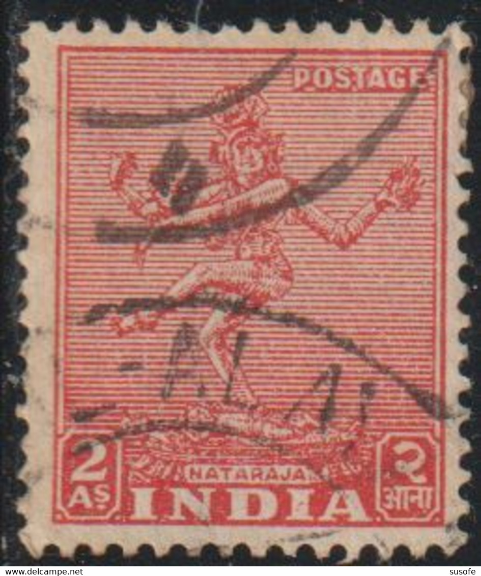 India 1949 Scott 211 Sello º Monumentos Templos Nataraja Michel 195 Yvert 11 Stamps Timbre Inde Briefmarke Indien - Oblitérés