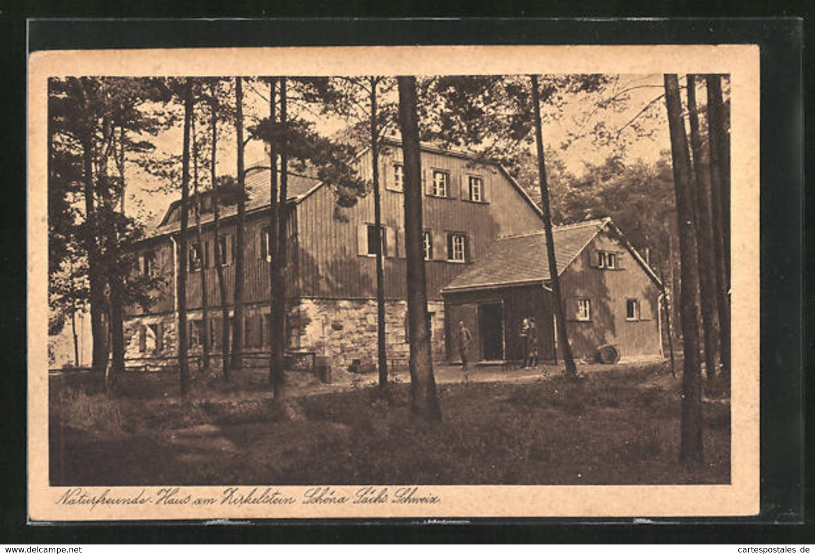 AK Schöna / Sächs. Schweiz, Blick Auf Das Naturfreunde-Haus - Schoena