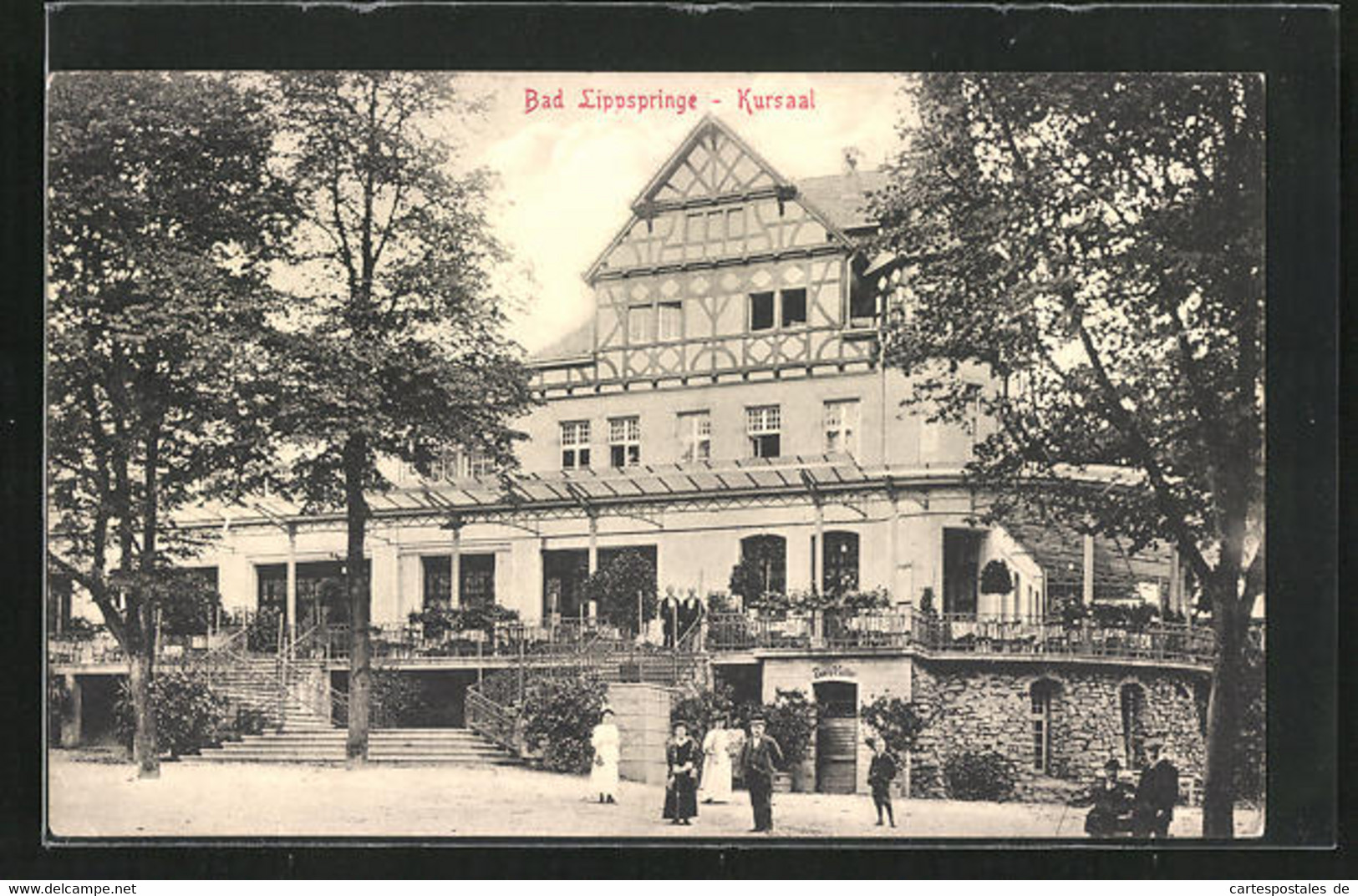 AK Bad Lippspringe, Blick Auf Den Kursaal - Bad Lippspringe