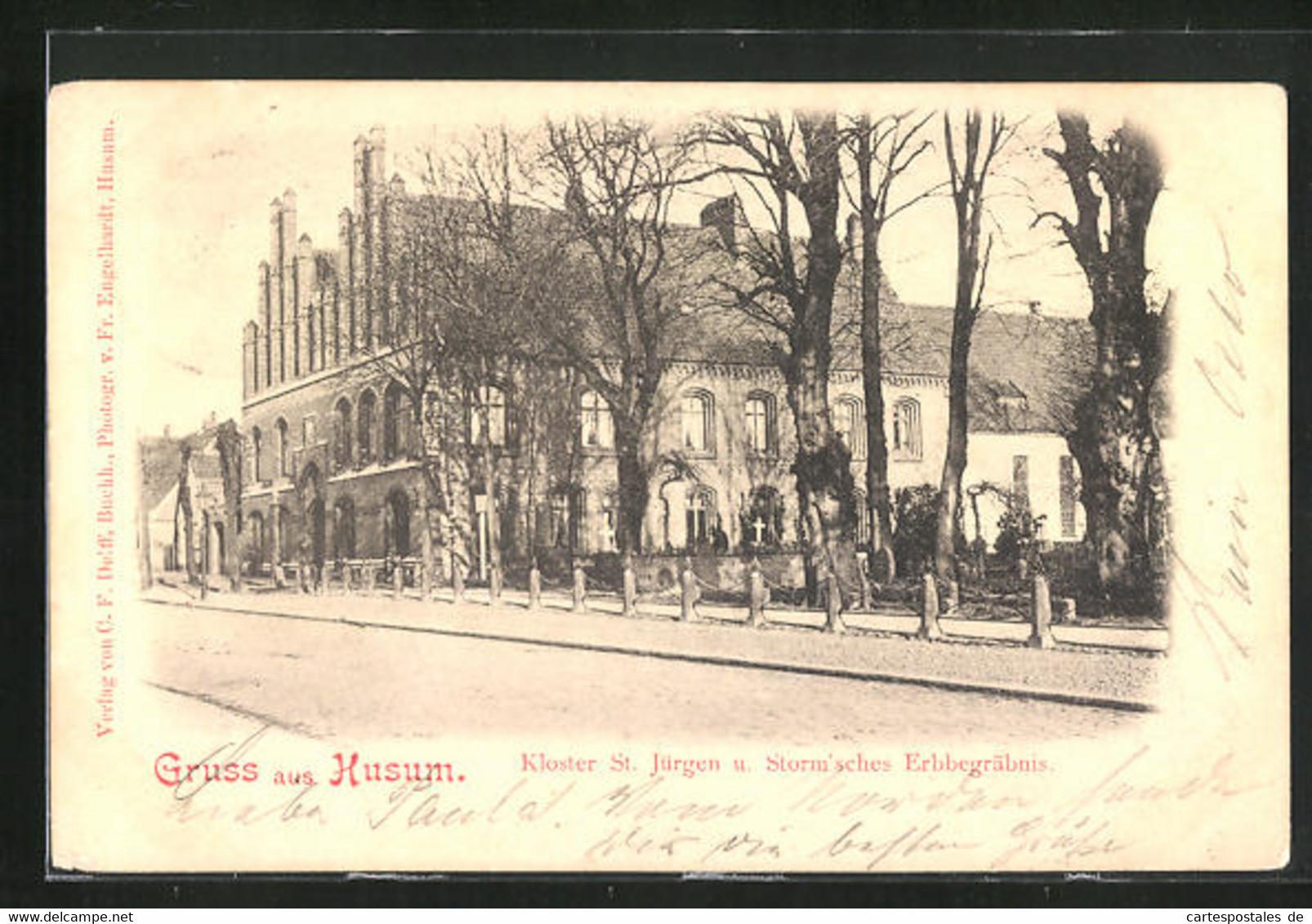 AK Husum, Kloster St. Jürgen Und Erbbegräbnis - Husum