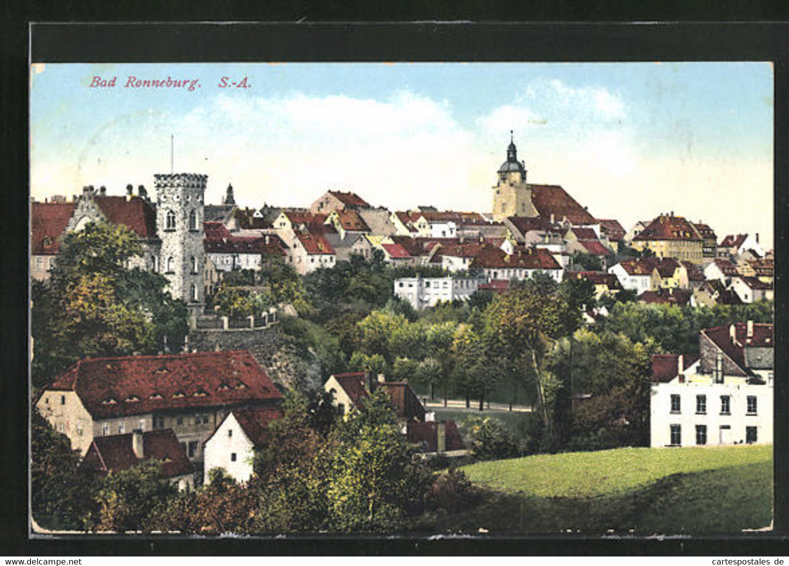 AK Bad Ronneburg I. S., Blick Auf Den Ort - Ronneburg