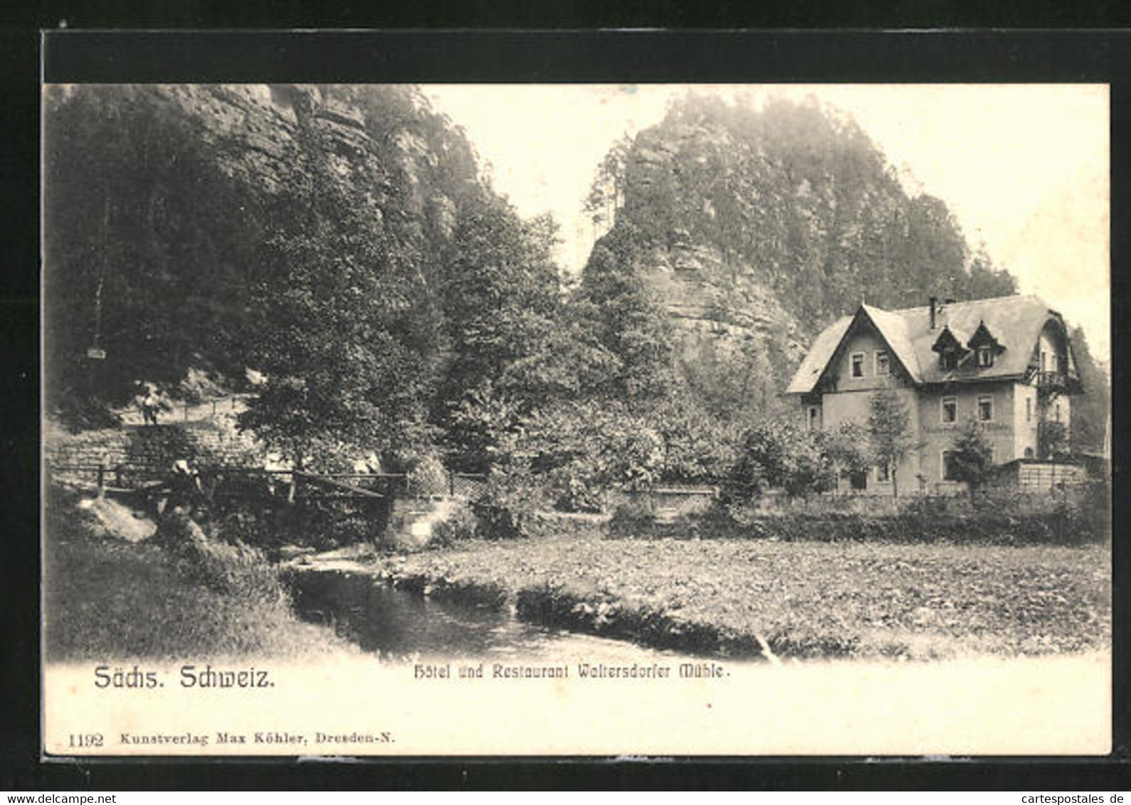 AK Hohnstein I. D. Sächs. Schweiz, Hotel Und Restaurant Waltersdorfer Mühle - Hohnstein (Saechs. Schweiz)