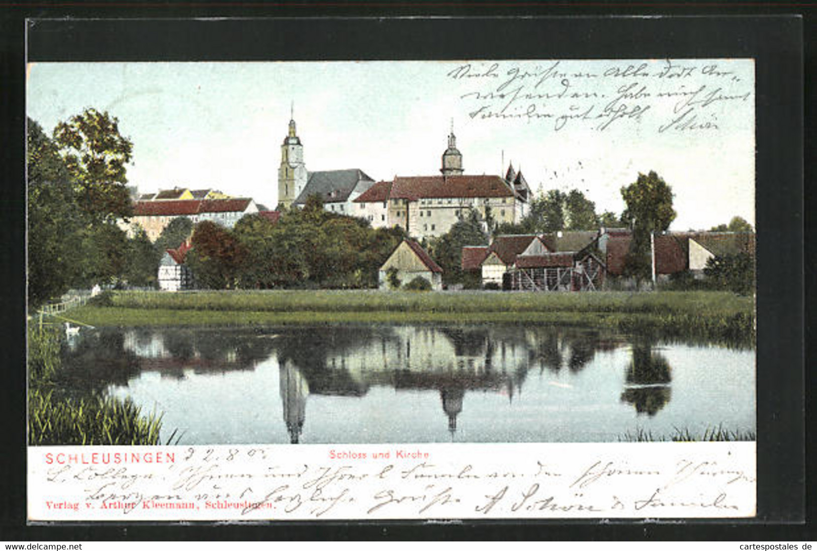 AK Schleusingen, Schloss Und Kirche - Schleusingen