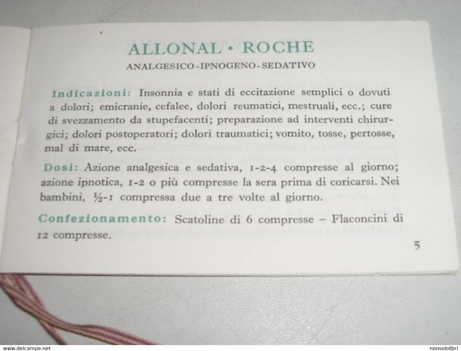 IL CALENDARIO DEL GIARDINO D'ESCULAPIO 1937 PUBBLICITARIO PRODOTTI ROCHE' - Grand Format : 1921-40