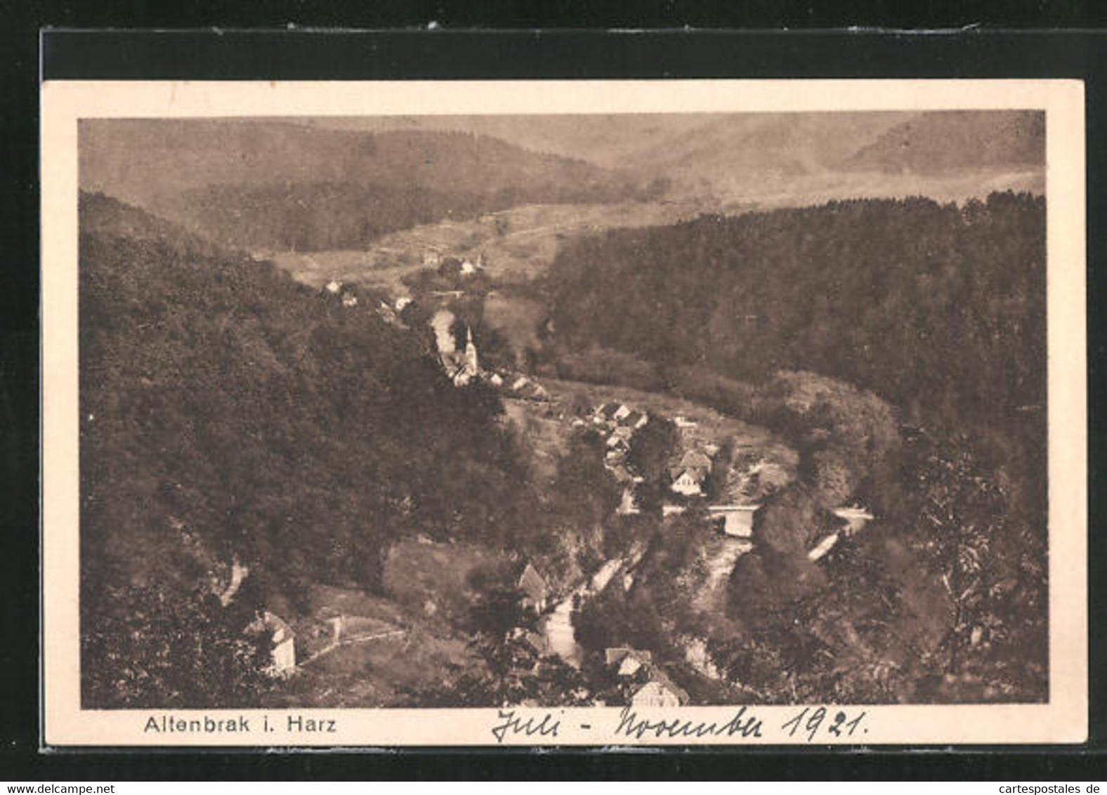 AK Altenbrak / Harz, Blick Vom Berg Auf Den Ort - Altenbrak