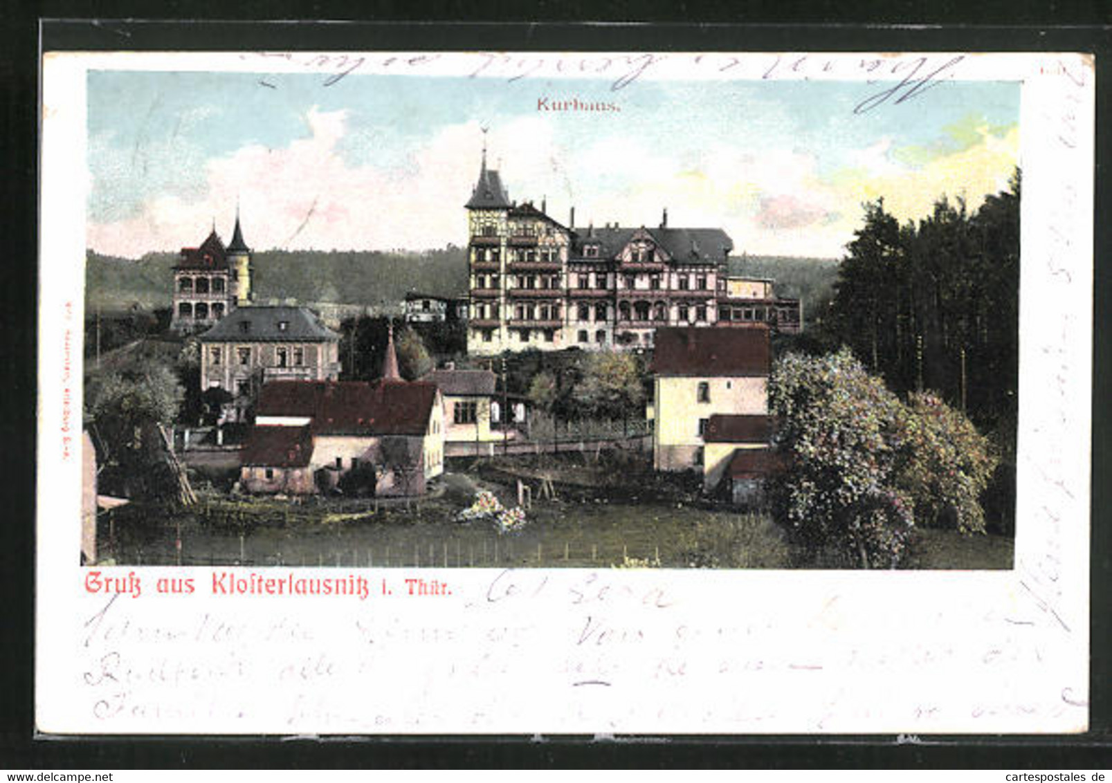 AK Klosterlausnitz I. Thür., Kurhaus - Bad Klosterlausnitz