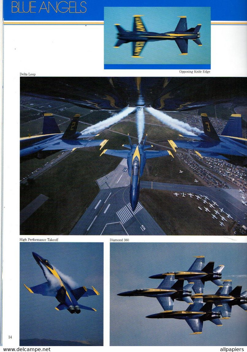 Blue Angels 1989 - The Blue Angels'Hercules - Format : 30.5x22.5 Cm Soit 46 Pages Couleurs Avec Photographies - US Army