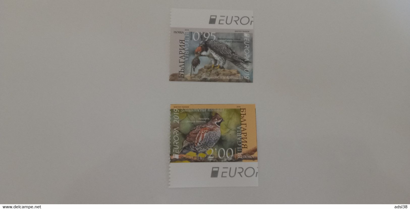 BULGARIE 2019 - EUROPA - 2 Timbres Issus De Carnet - Unused Stamps