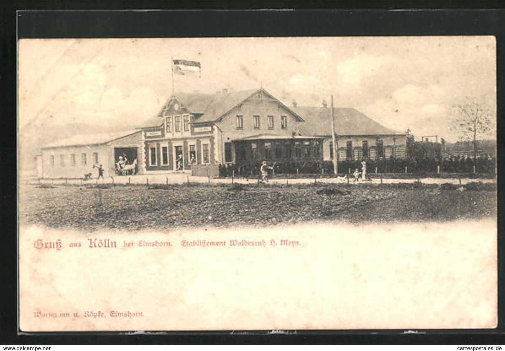 AK Kölln Bei Elmshorn, Gasthaus Waldesruh - Elmshorn