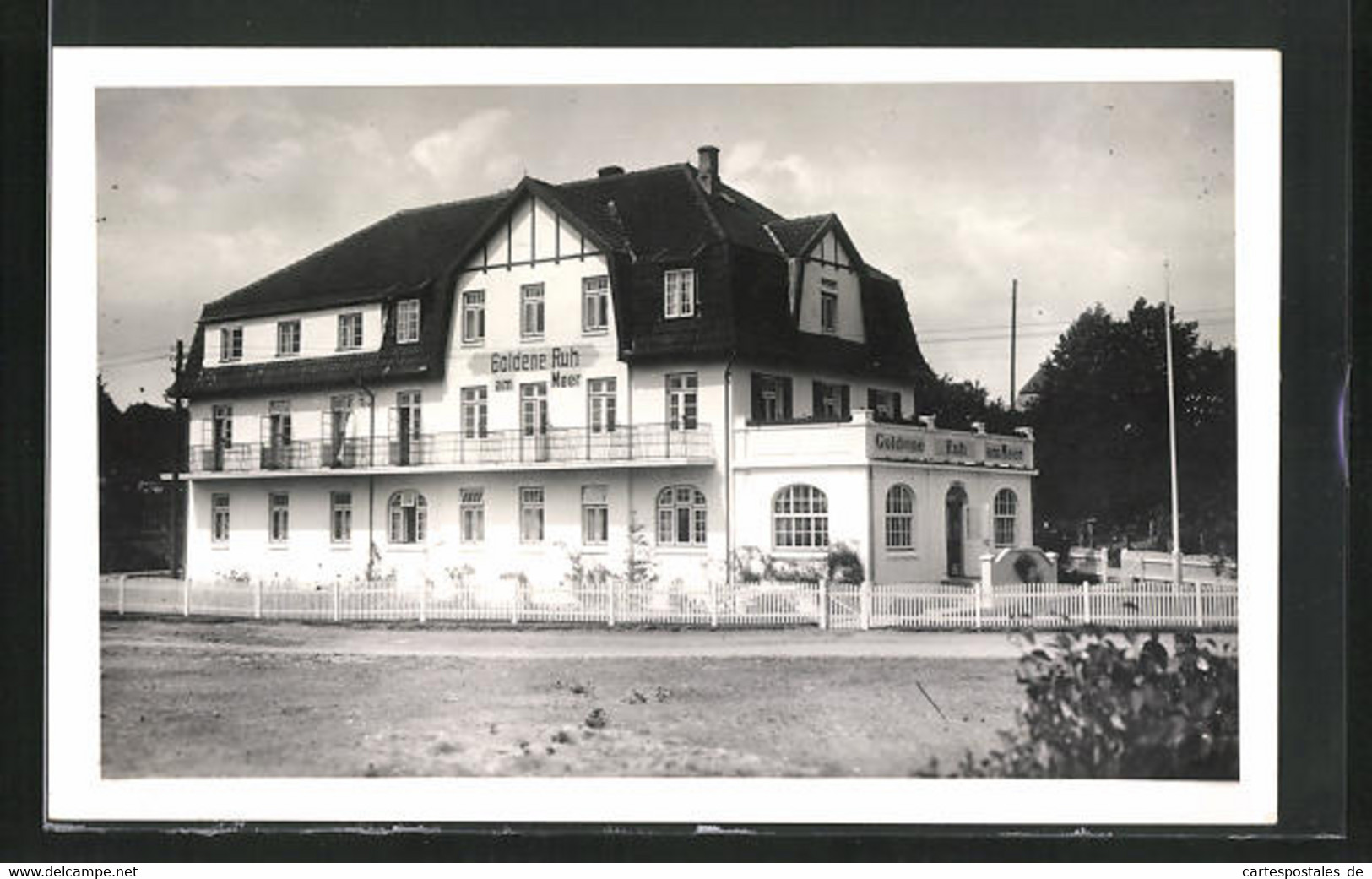 Foto-AK Grömitz, Hotel Goldene Ruh Am Meer - Groemitz