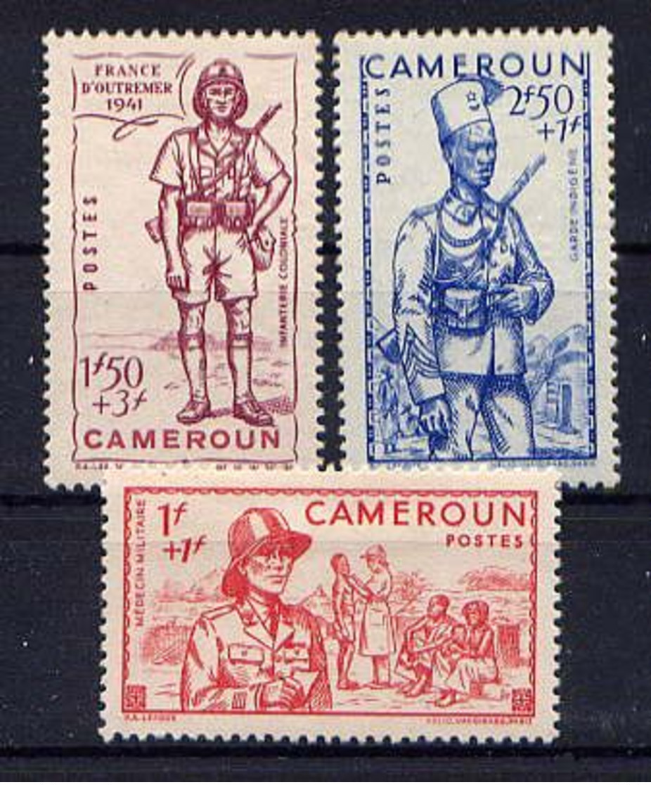 CAMEROUN - N° 197/199** - DÉFENSE19 DE L'EMPIRE - Ungebraucht