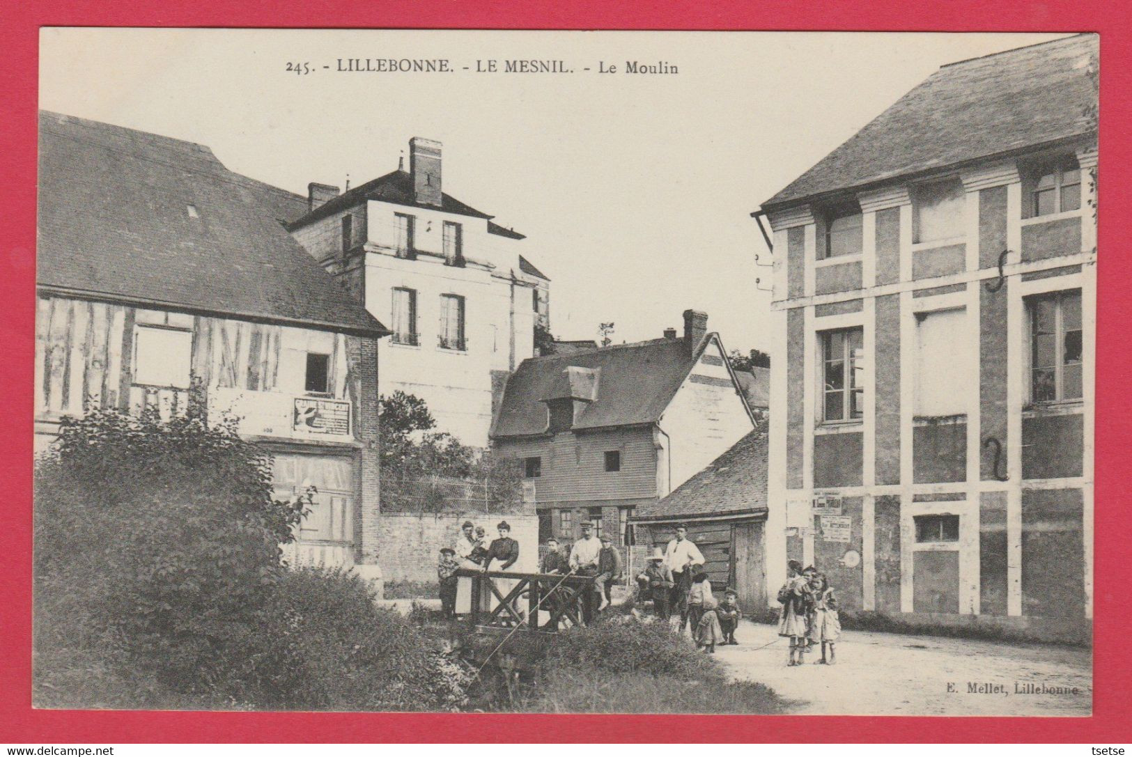 Lillebonne- Le Mesnil - Le Moulin ... Belle Animation ( Voir Verso ) - Lillebonne