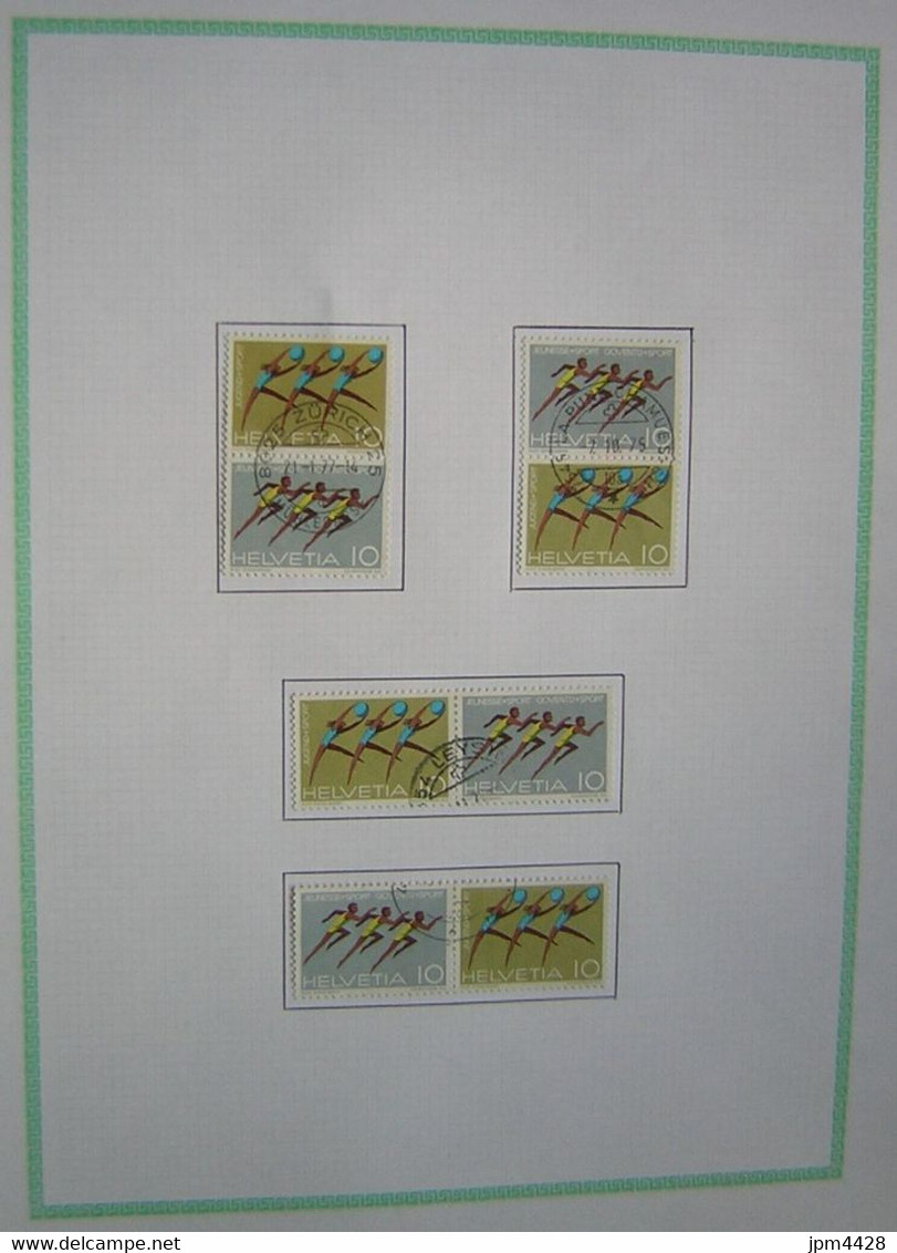 SUISSE - de 1957 à 1987 - complet de 1957 à 1986, en 1987 manque le n° 1273 - avec en plus, des blocs, cartes postales >