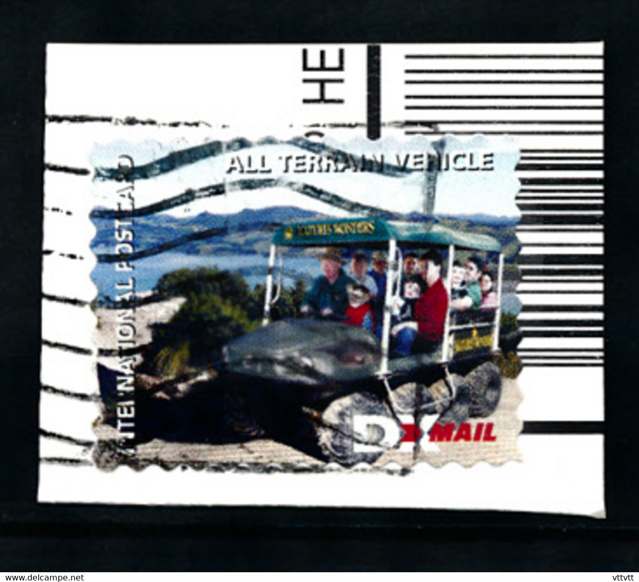 Nouvelle-Zélande, New Zealand (oblitéré) Sur Fragment, All Terrain Vehicle,  DX Mail, International Postcard - Usados