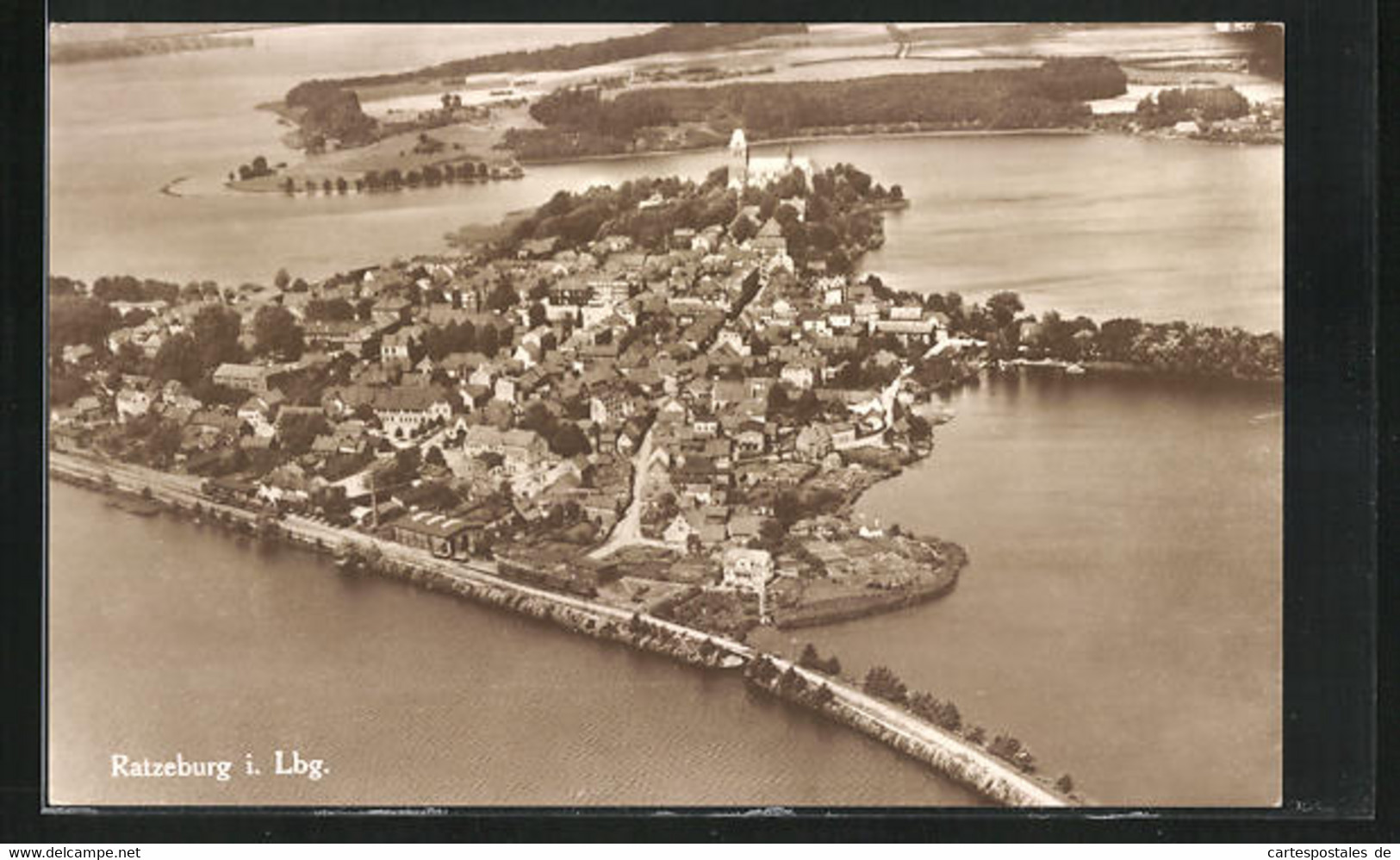 AK Ratzeburg I. Lbg., Gesamtansicht Vom Flugzeug Aus - Ratzeburg