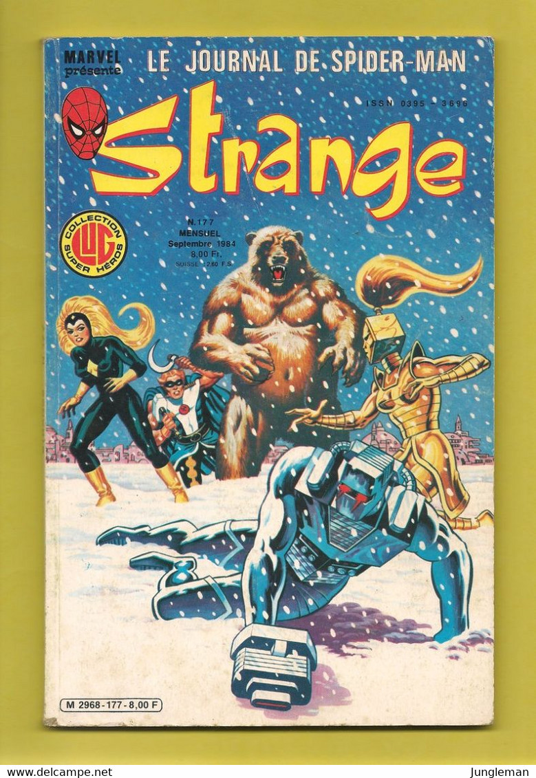 Strange N° 177 - Editions Lug à Lyon - Septembre 1984 - BE - - Strange