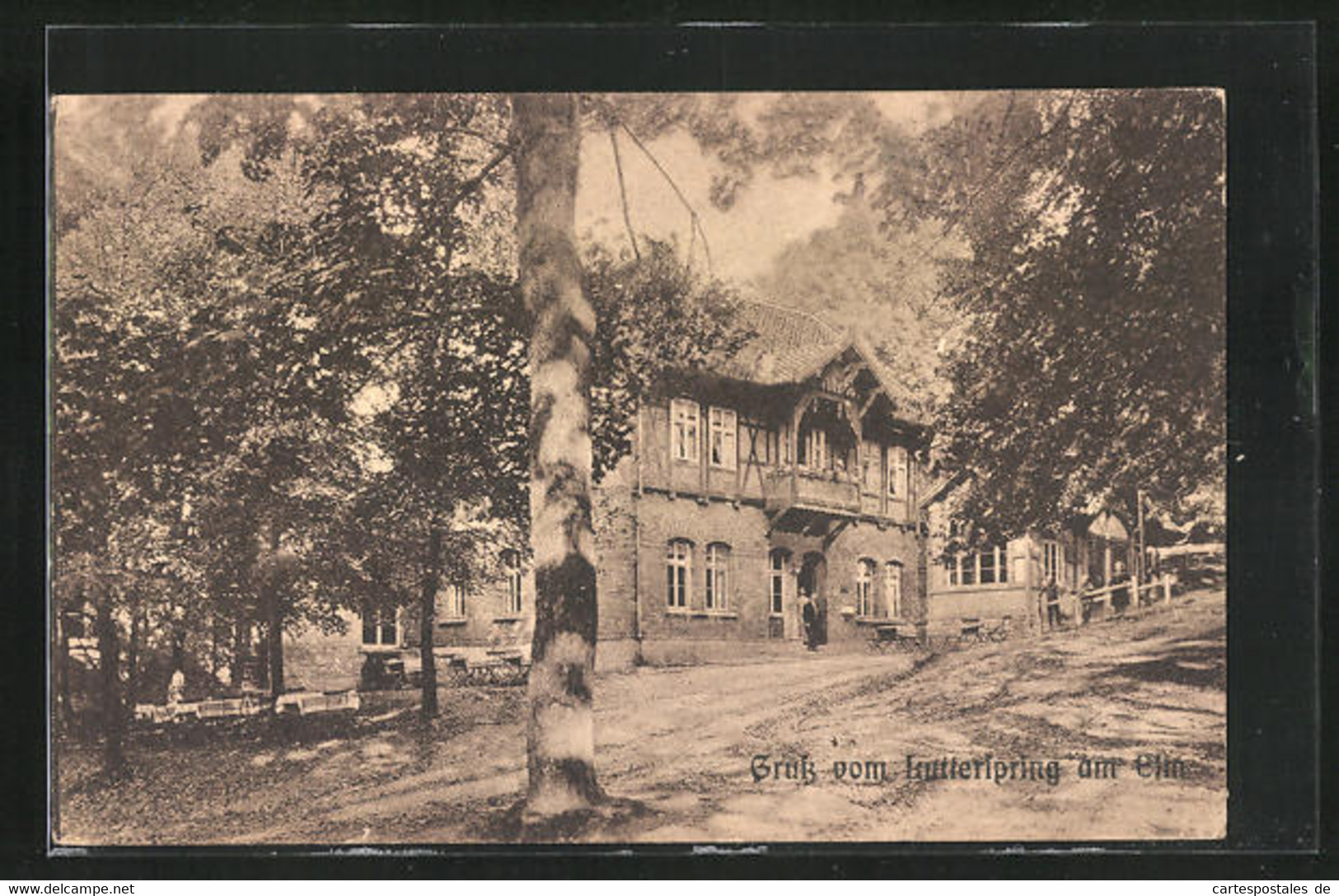 AK Königslutter, Gasthaus Lutterspring Am Elm - Königslutter