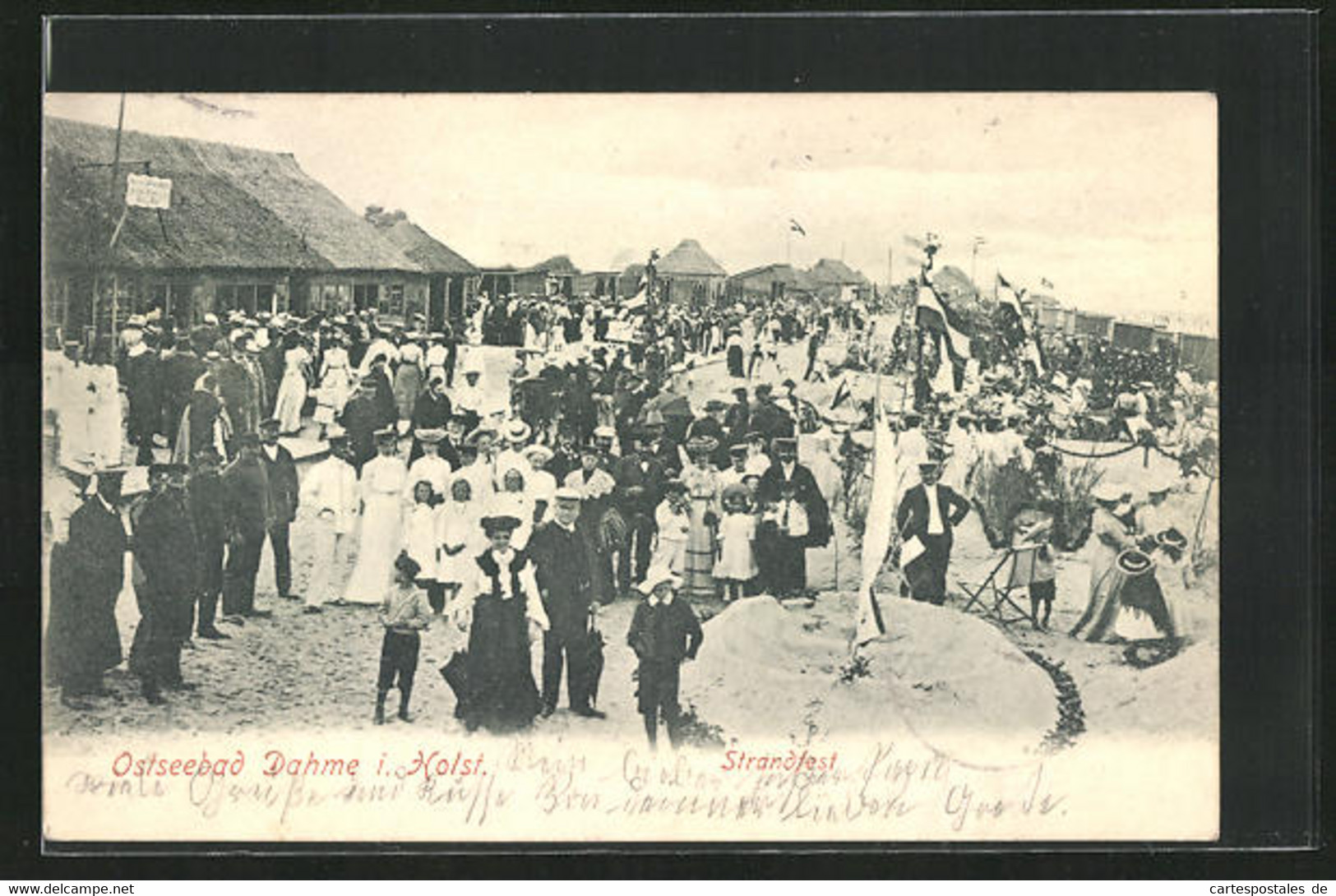 AK Dahme / Holstein, Menschenmengen Beim Strandfest - Dahme