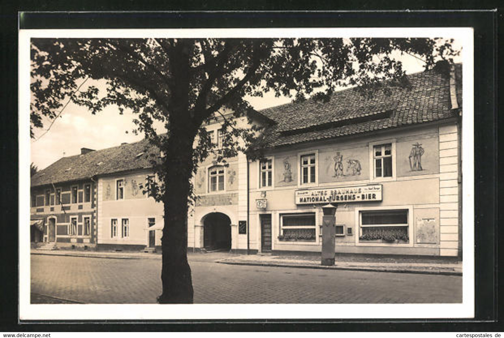 AK Königslutter / Elm, Hotel-Restaurant U. Cafe Altes Brauhaus V. Karl Kreye - Koenigslutter