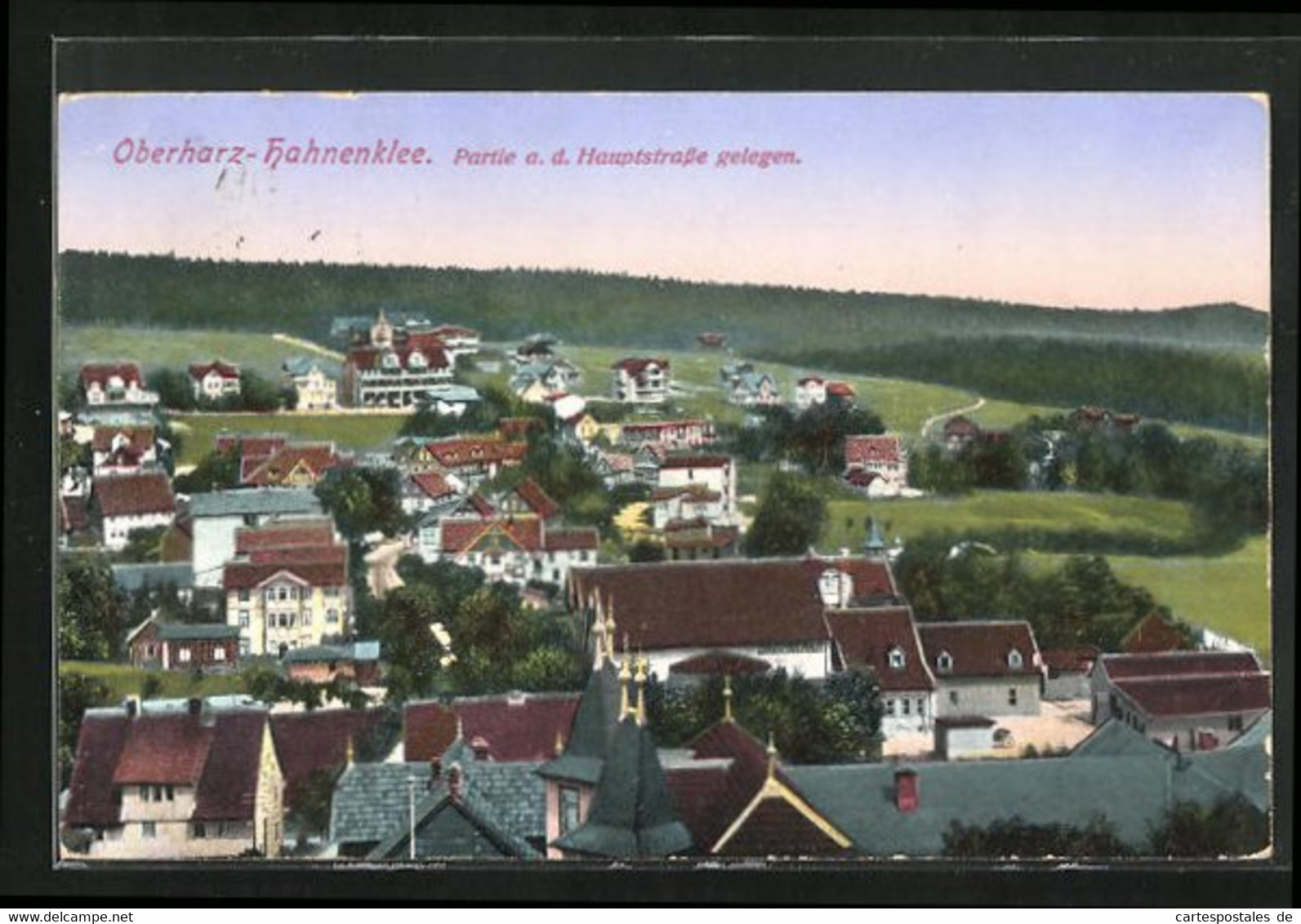 AK Hahnenklee / Oberharz, Partie An Der Hauptstrasse Gelegen - Oberharz