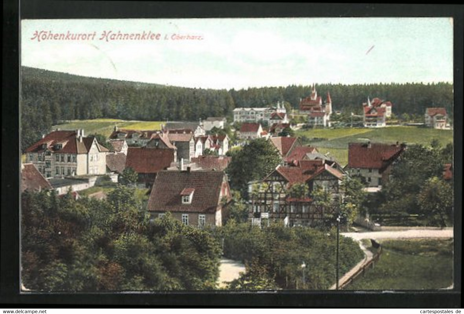 AK Hahnenklee / Oberharz, Ortsansicht Aus Der Vogelschau - Oberharz