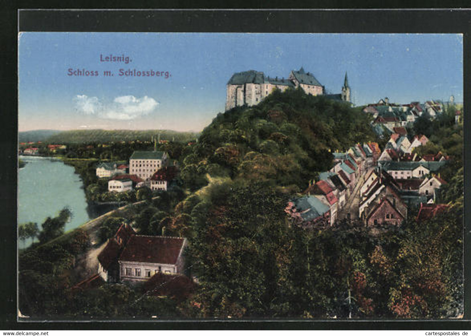 AK Leisnig, Schloss Mit Schlossberg - Leisnig