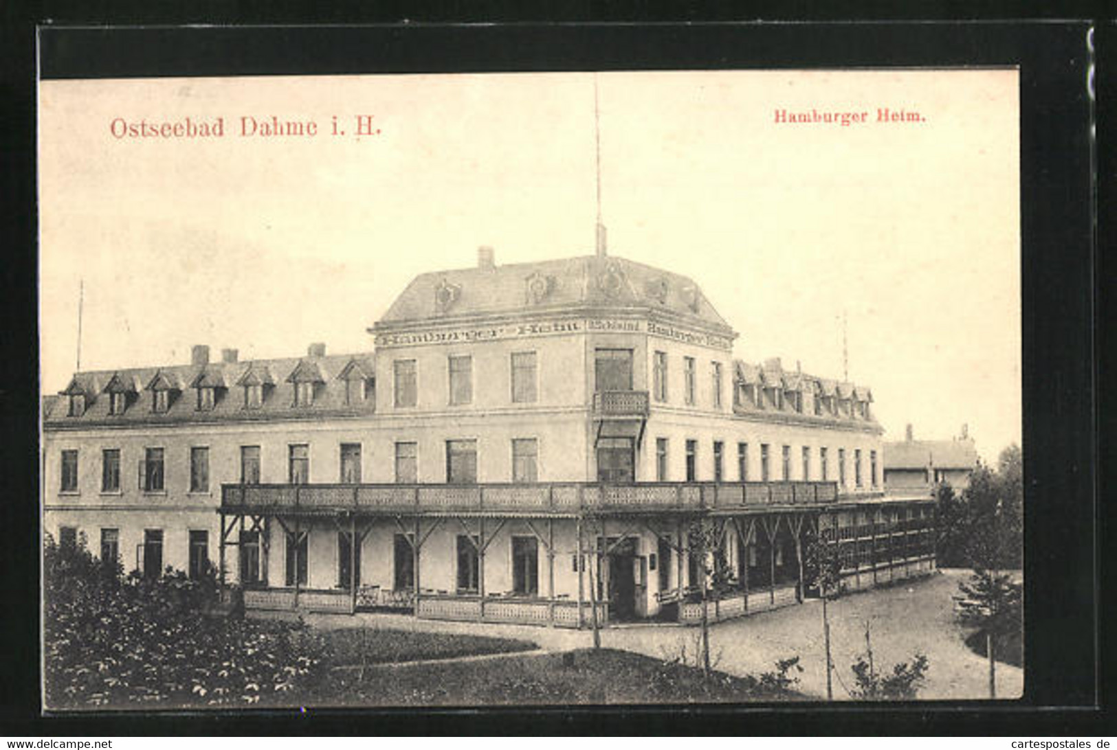 AK Dahme I. H., Kurhotel Hamburger Heim - Dahme