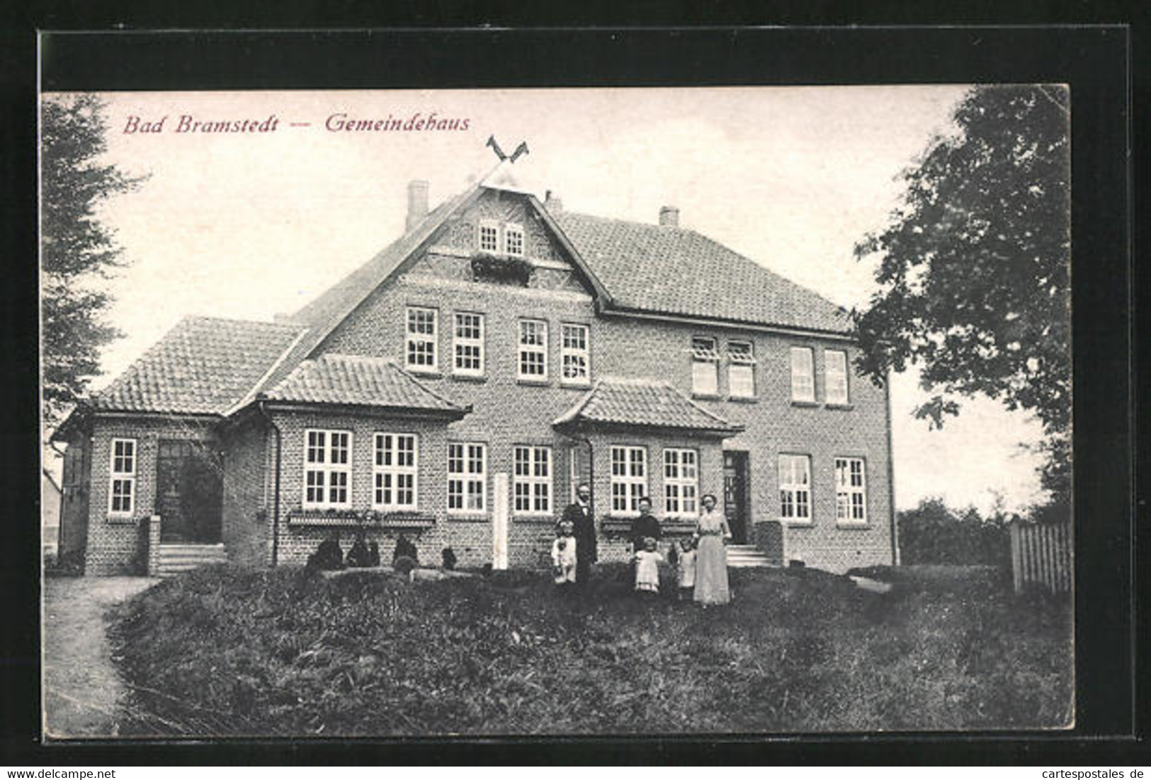 AK Bad Bramstedt, Gemeindehaus Im Sommer - Bad Bramstedt