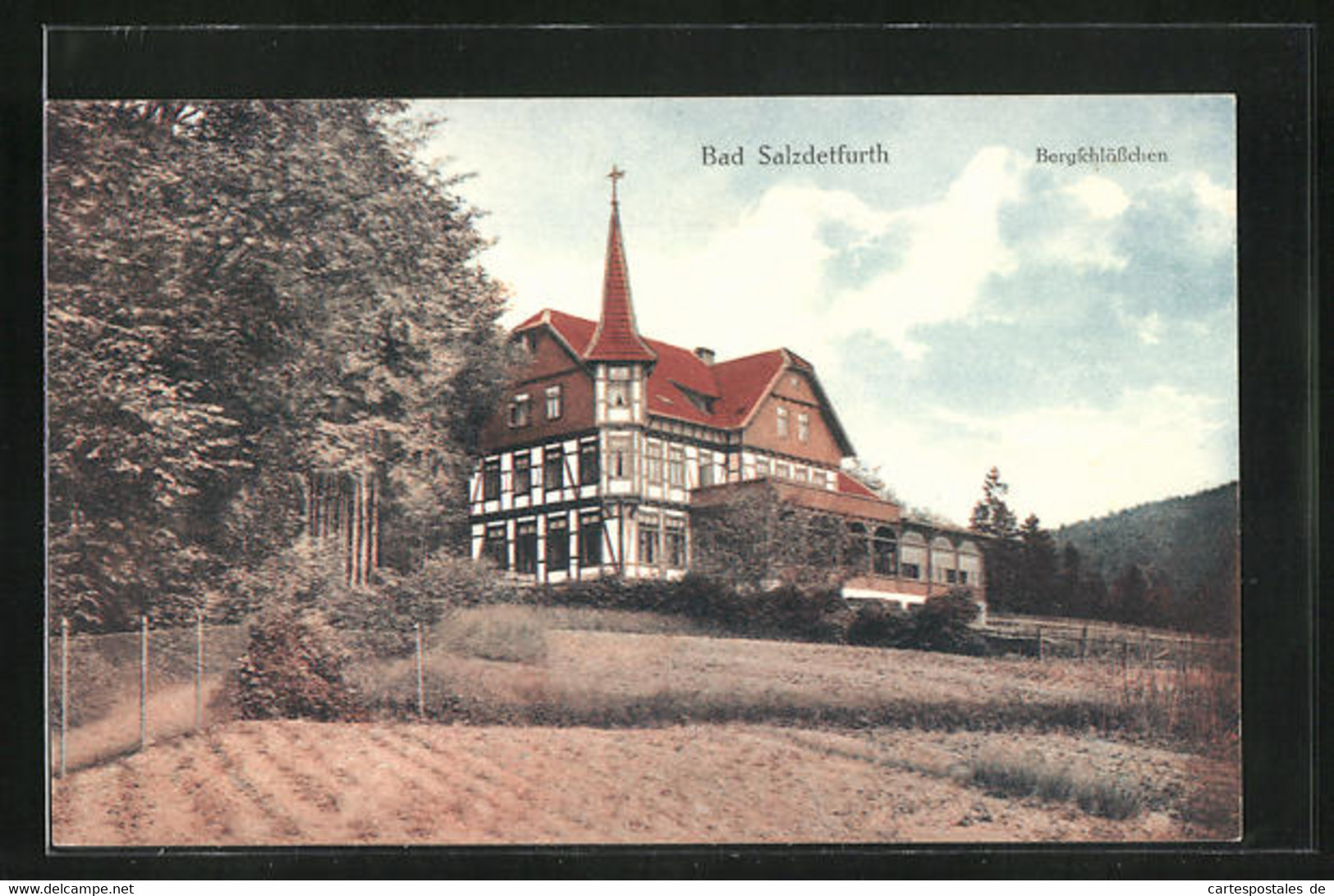 AK Bad Salzdetfurth, Restaurant Bergschlösschen - Bad Salzdetfurth