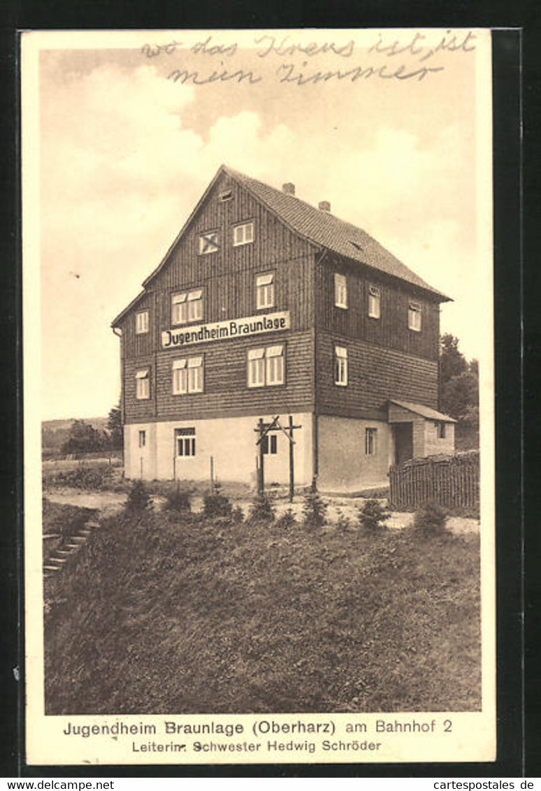 AK Braunlage / Oberharz, Jugendheim Braunlage, Am Bahnhof 2 - Oberharz