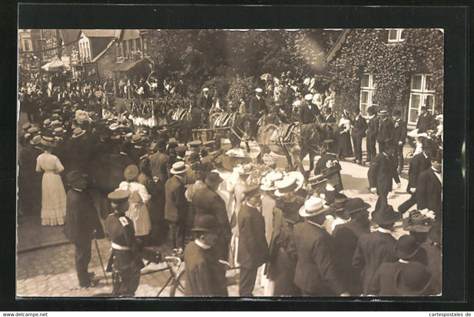 Foto-AK Itzehoe, Gemeinde Bei Der Elfhundertjahrfeier 1910 - Itzehoe