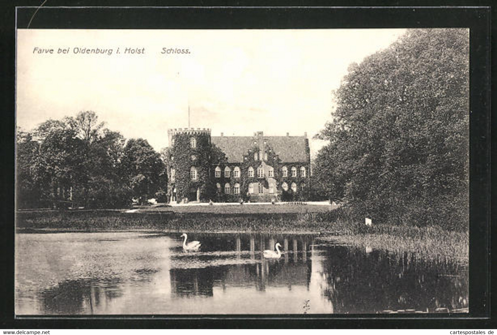 AK Farve Bei Oldenburg I. Holst., Blick Zum Schloss - Oldenburg (Holstein)