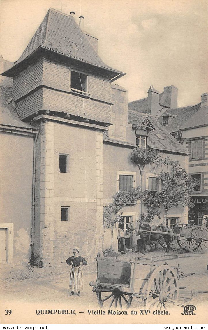 CPA 29 QUIMPERLE VIEILLE MAISON - Quimperlé