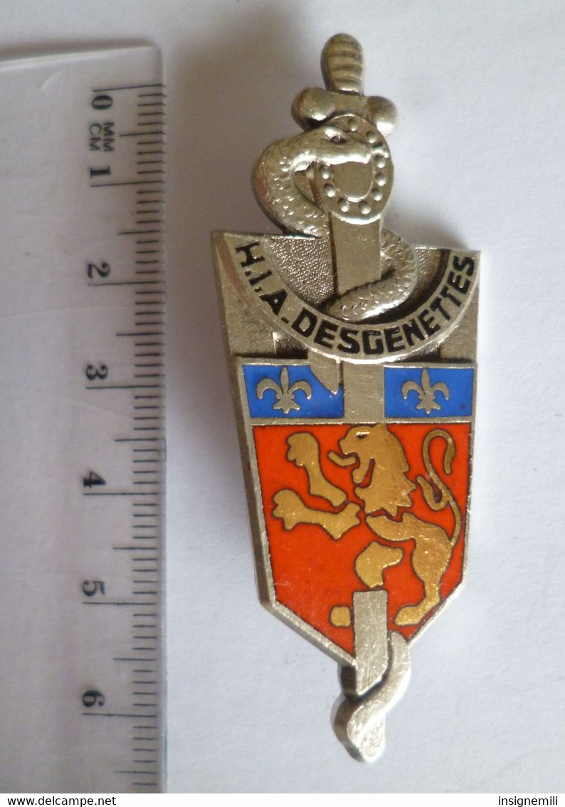 INSIGNE HIA DESGENETTES - Hôpital D' Instruction Des Armées - FIA Ed. LYON - G 2795 - Medizinische Dienste