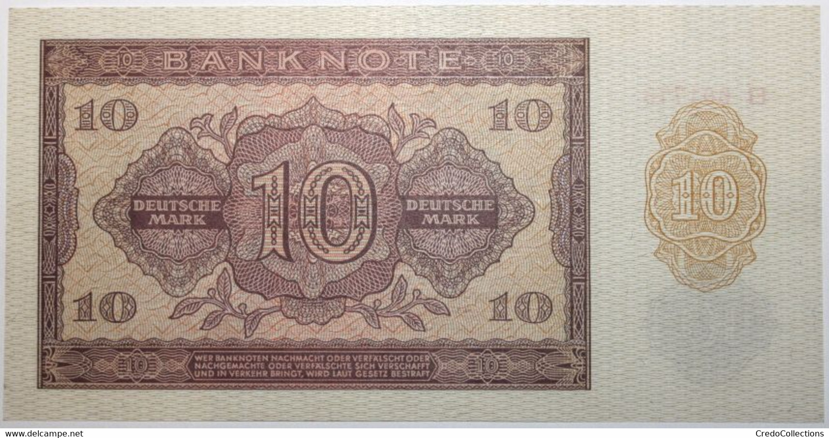 Allemagne De L'Est - 10 Deutsche Mark - 1955 - PICK 18a - NEUF - 10 Deutsche Mark