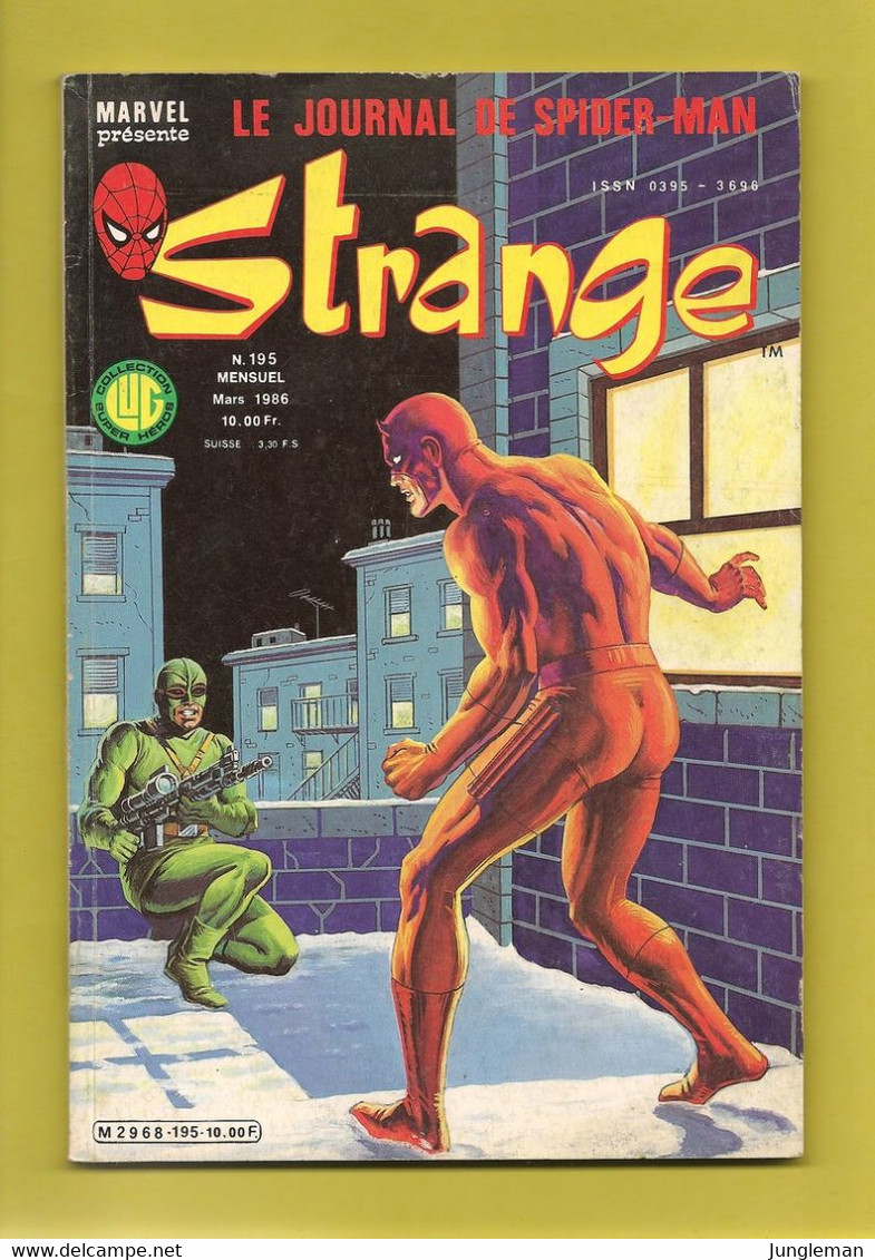 Strange N° 195 - Editions Lug à Lyon - Mars 1986 - BE - - Strange