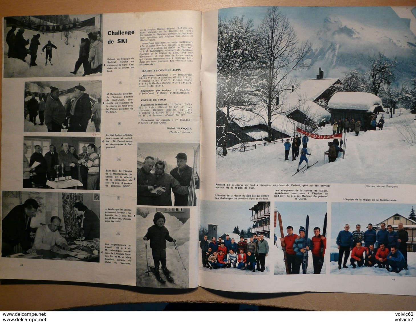 Vie du Rail 892 1963 Vouvant tortillard de mervent Zugspitze maitena méru chars heaulme ski à Samoens