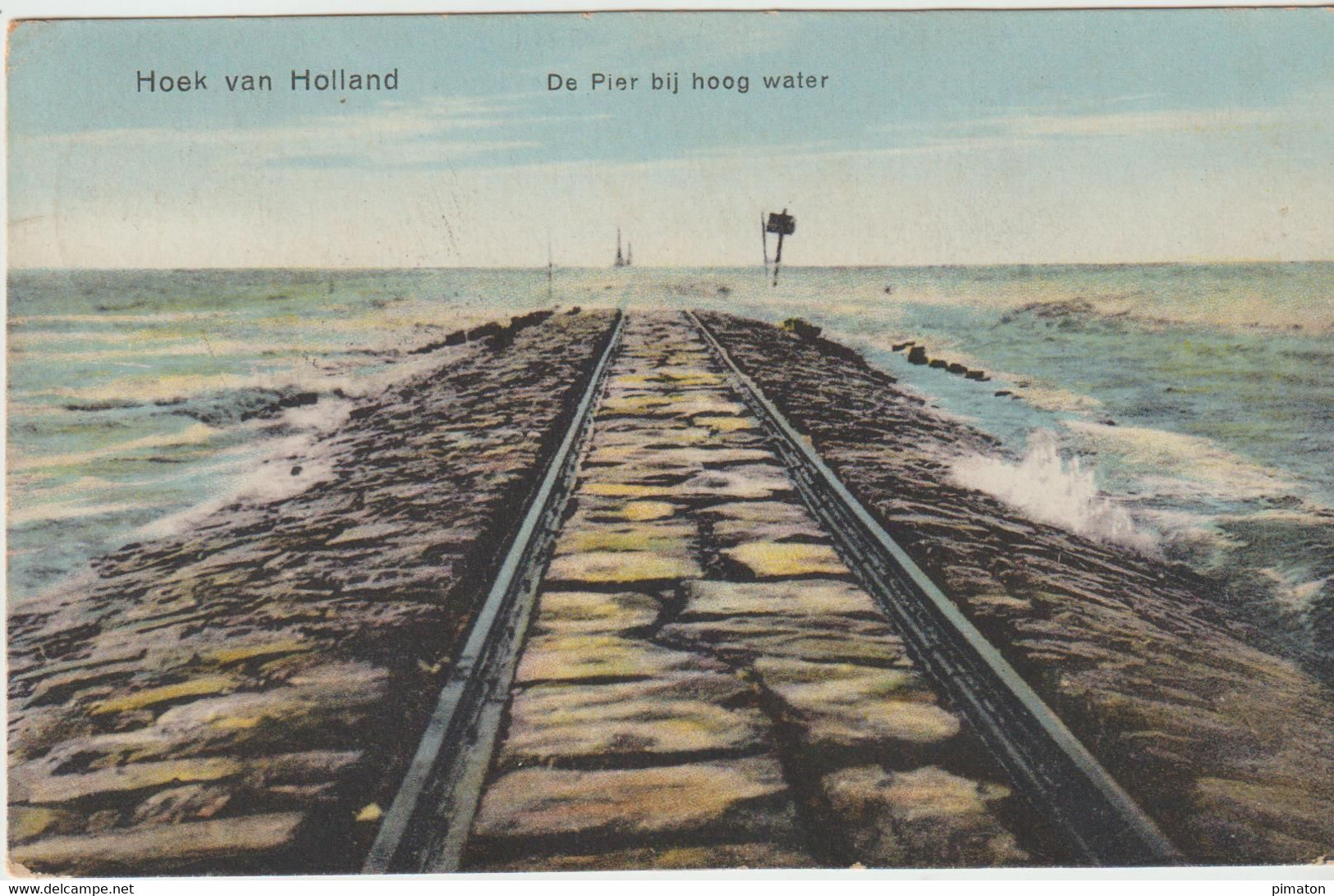 Hoek Van Holland   De Pier Bij Hoog Water - Hoek Van Holland