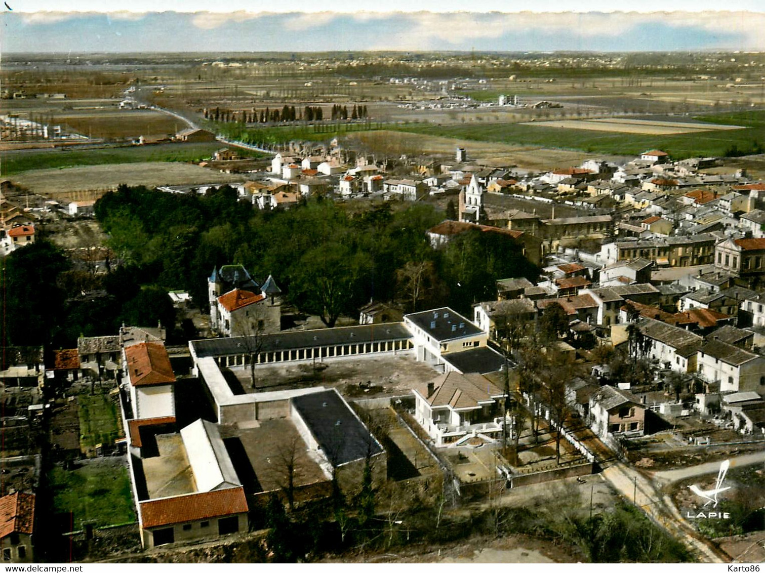 Portet Sur Garonne * Vue Générale Aérienne Du Village * école ? - Other & Unclassified