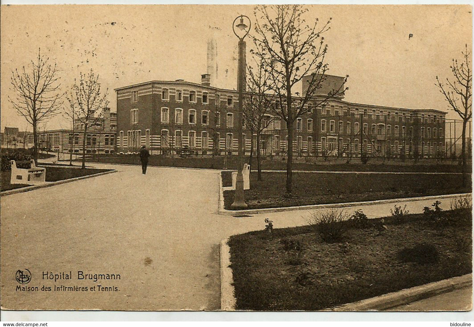 CPA-BRUXELLES " Hôpital Brugmann-Maison Des Infirmières Et Tennis " - Salute, Ospedali