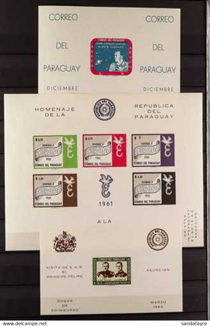 1960-1965 NHM IMPERFORATE COLLECTION. An Attractive Collection Of Imperforate Sets & Miniature Sheets, Neatly Presented  - Paraguay