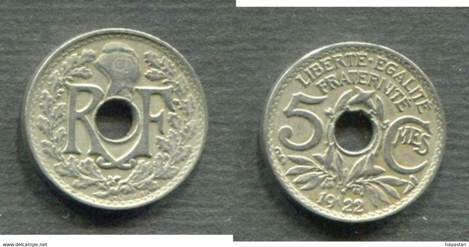 5 CENTIMES 1922 - Sonstige & Ohne Zuordnung